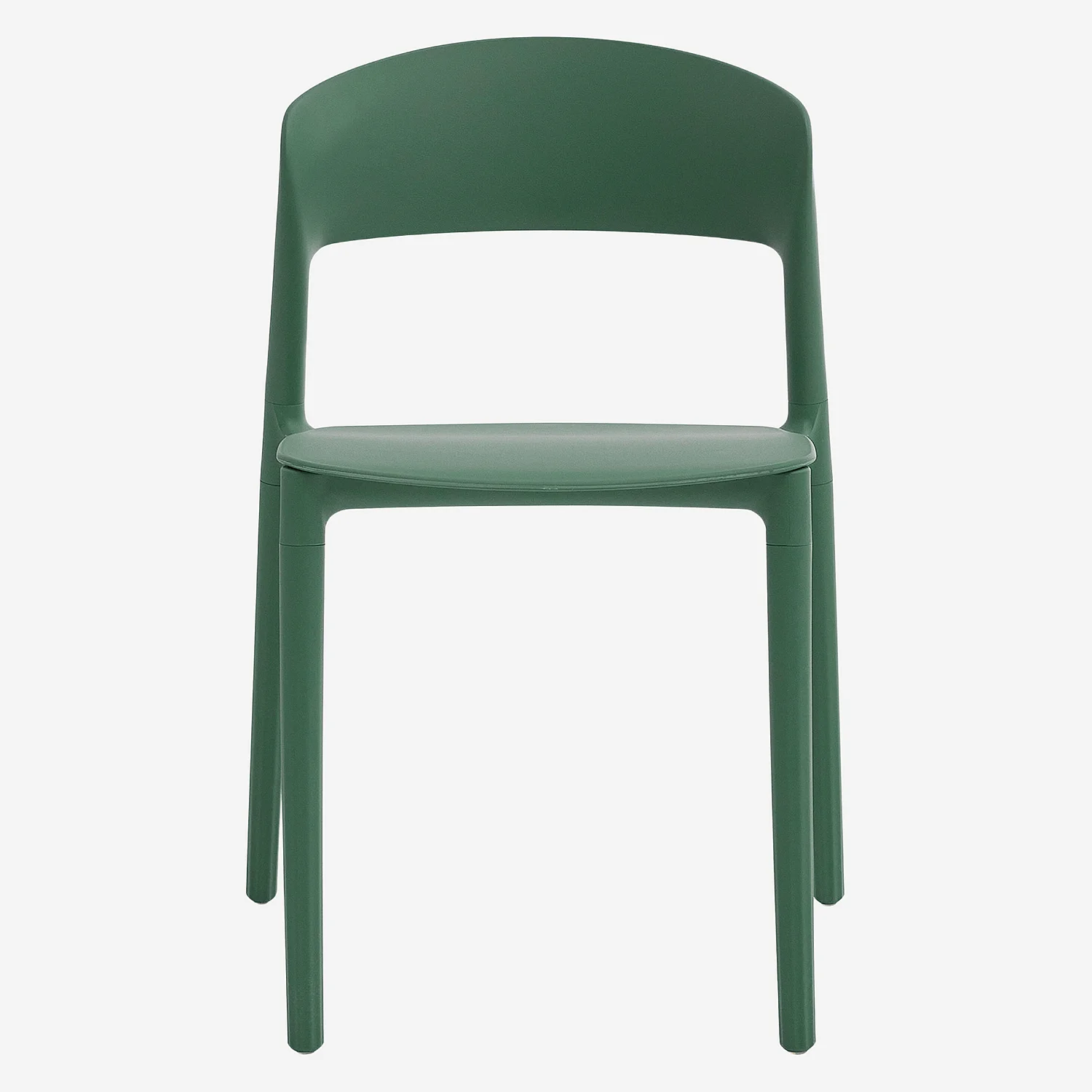 Set di 2 sedie da giardino in polipropilene - Verde salvia - 4