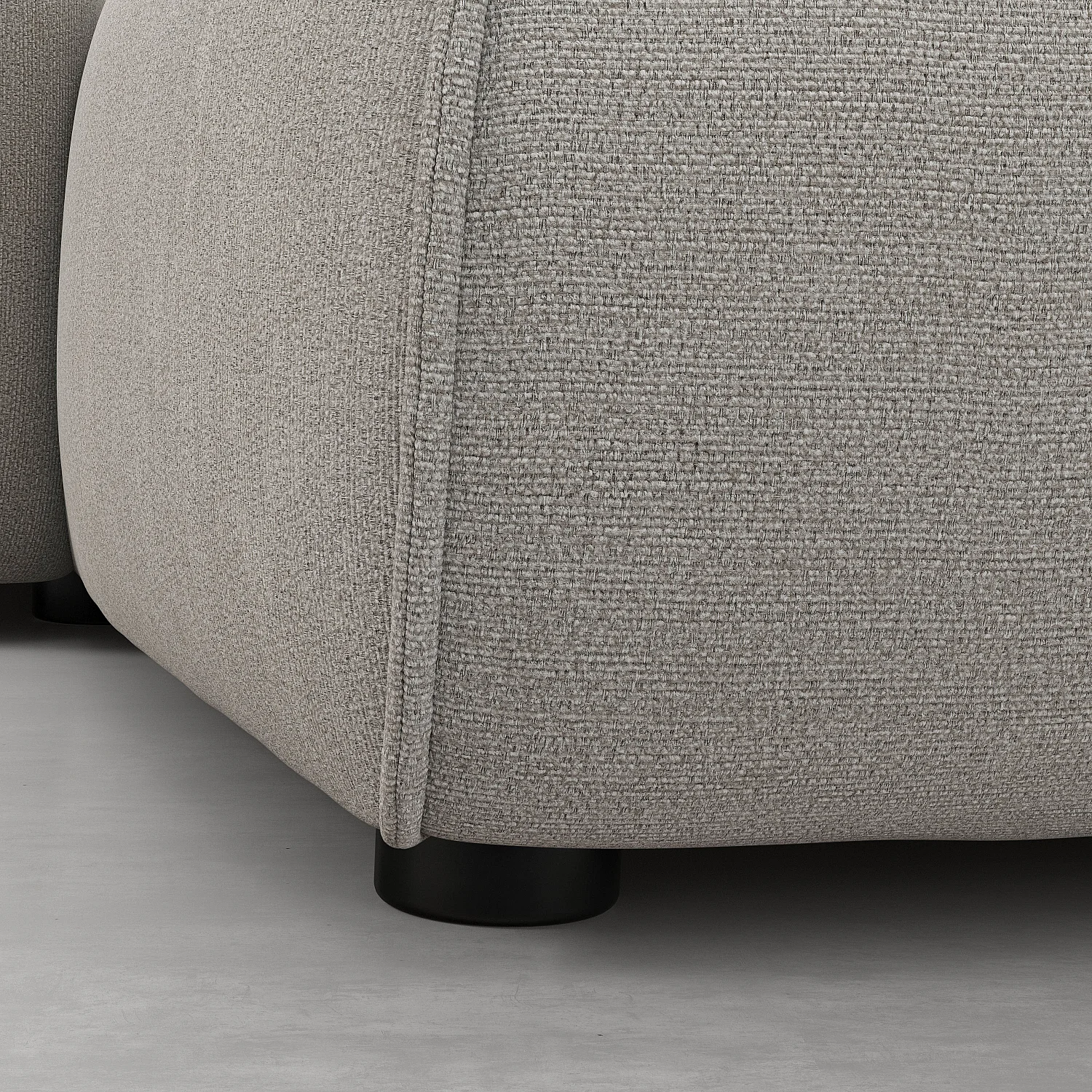 Canapé d'angle gauche en tissu - Gris perle - Design by Morten Georgsen - 7