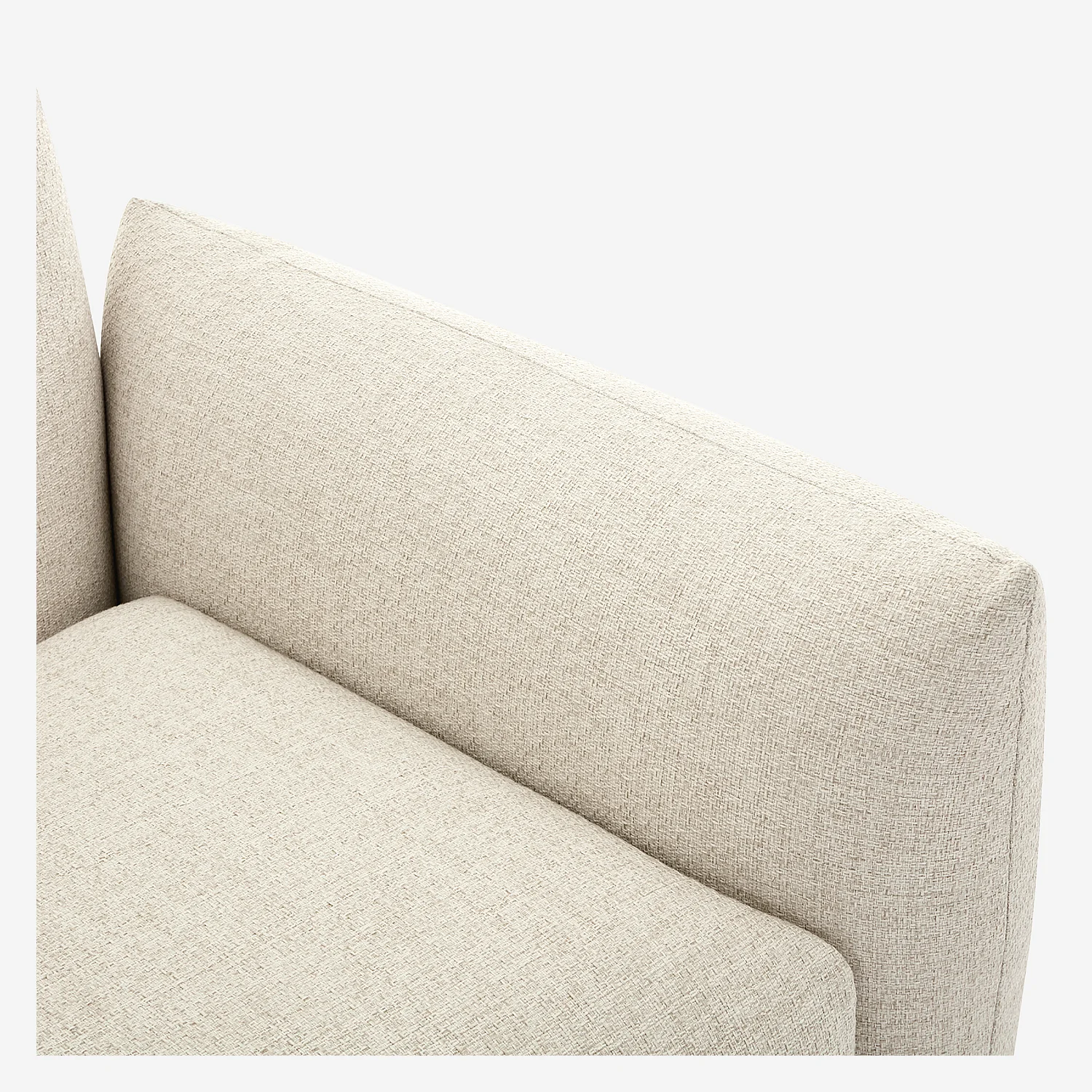 Fauteuil de jardin en tissu imperméable - Crème - 7