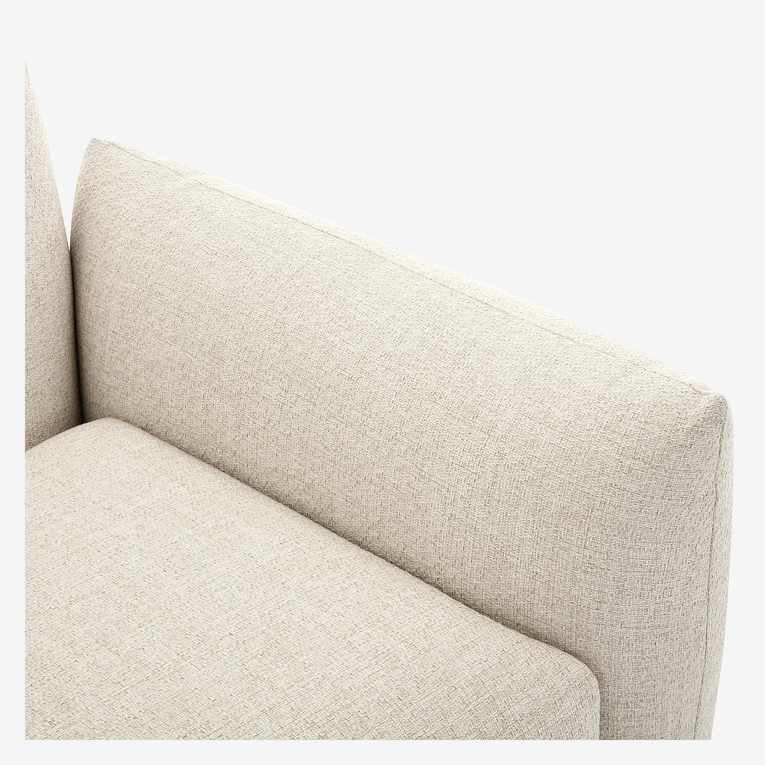 Fauteuil de jardin en tissu imperméable - Crème - 7