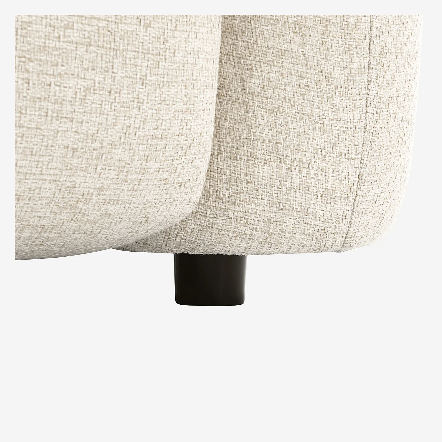 Canapé de jardin 3 places en tissu imperméable - Crème - 8