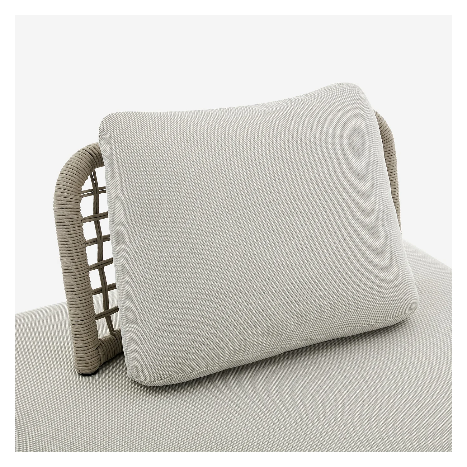 Poltrona da giardino in tessuto impermeabile - Beige muscade - 4