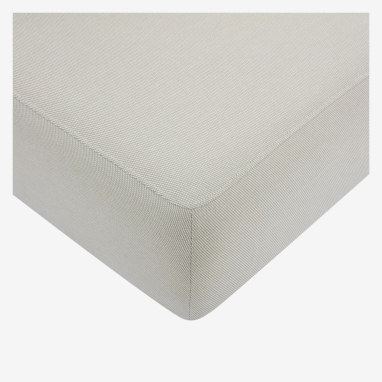 Canapé de jardin 2 places en tissu imperméable - Beige muscade - 13