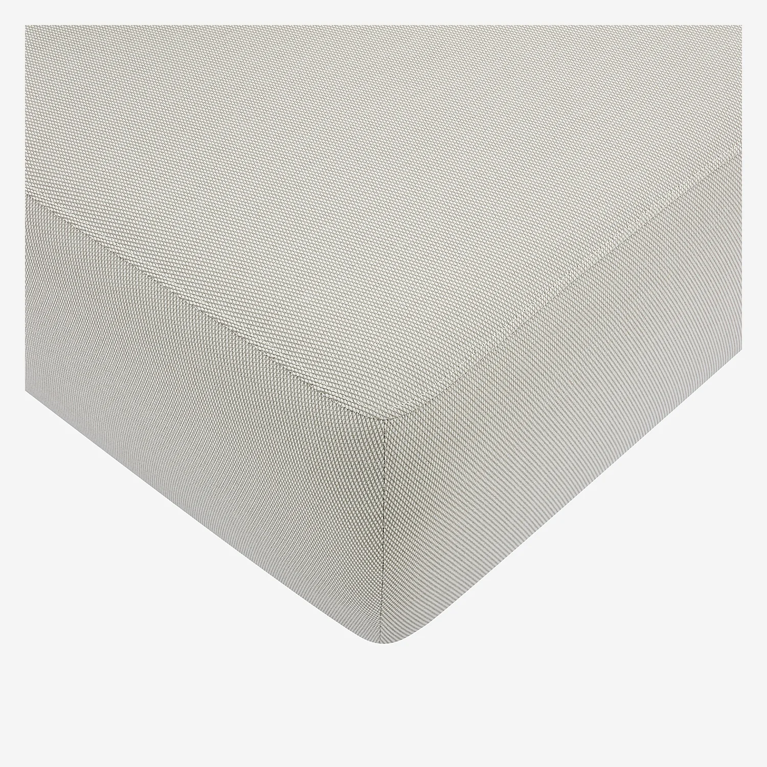 Canapé de jardin 2 places en tissu imperméable - Beige muscade - 13