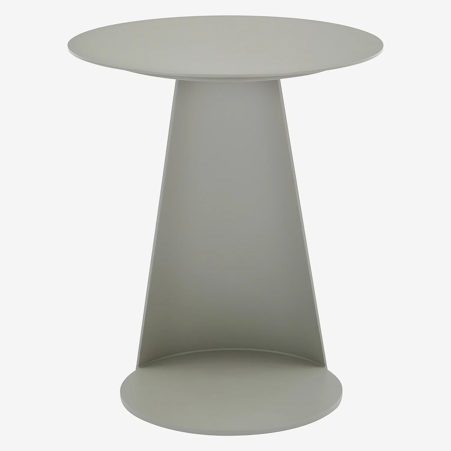 Table d'appoint en aluminium - Gris soie - 2