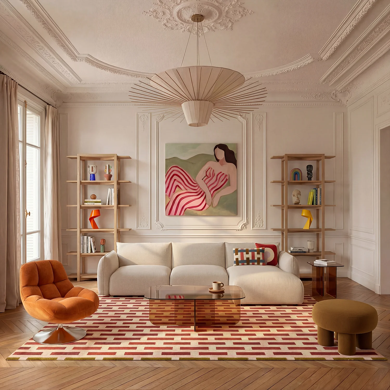 Ecksofa - Ecke rechts - Stoff - Elfenbein - Design by Morten Georgsen - 8