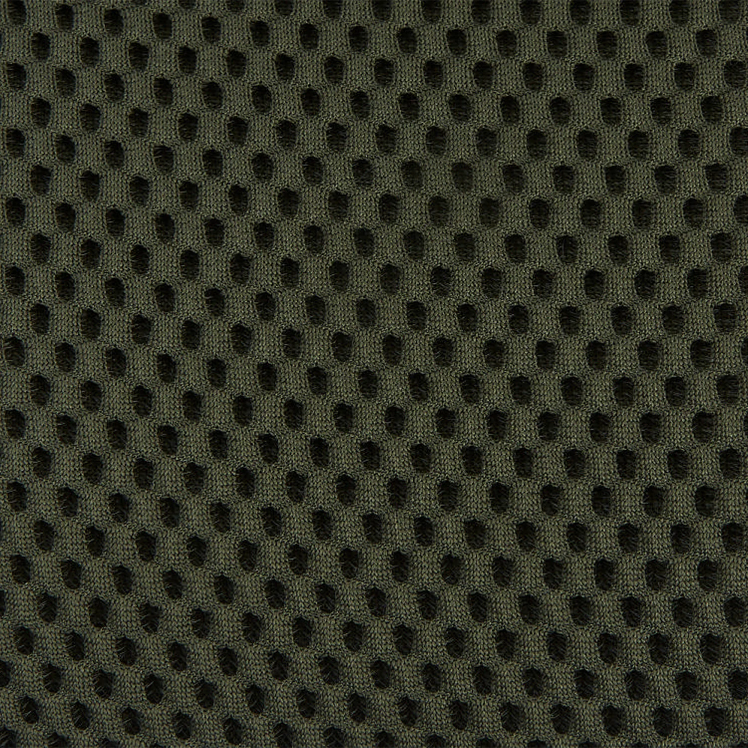 Chaise en tissu 3D et métal noir avec accoudoirs - Vert kaki - 5