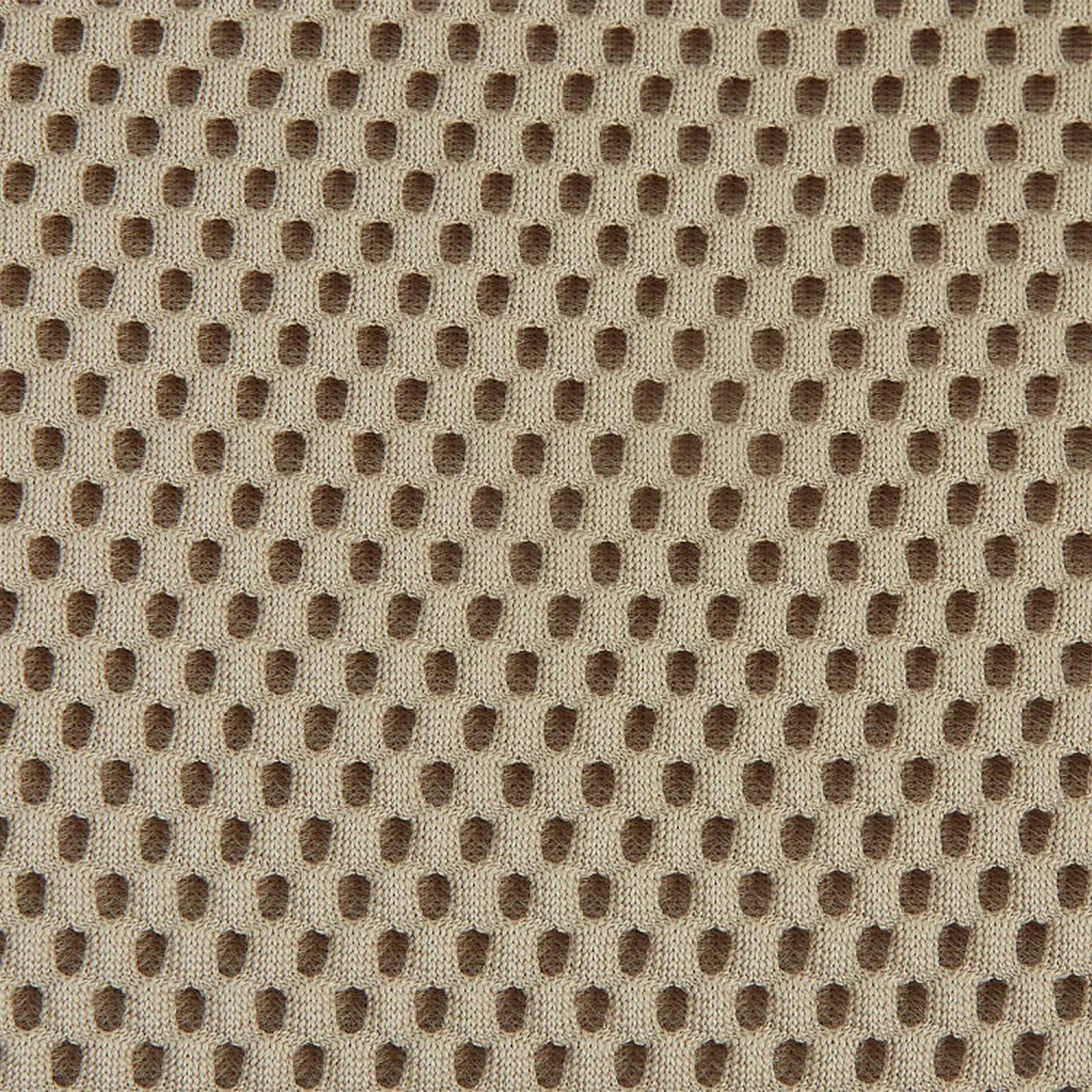 Chaise en tissu 3D et métal noir avec accoudoirs - Beige sable - 4