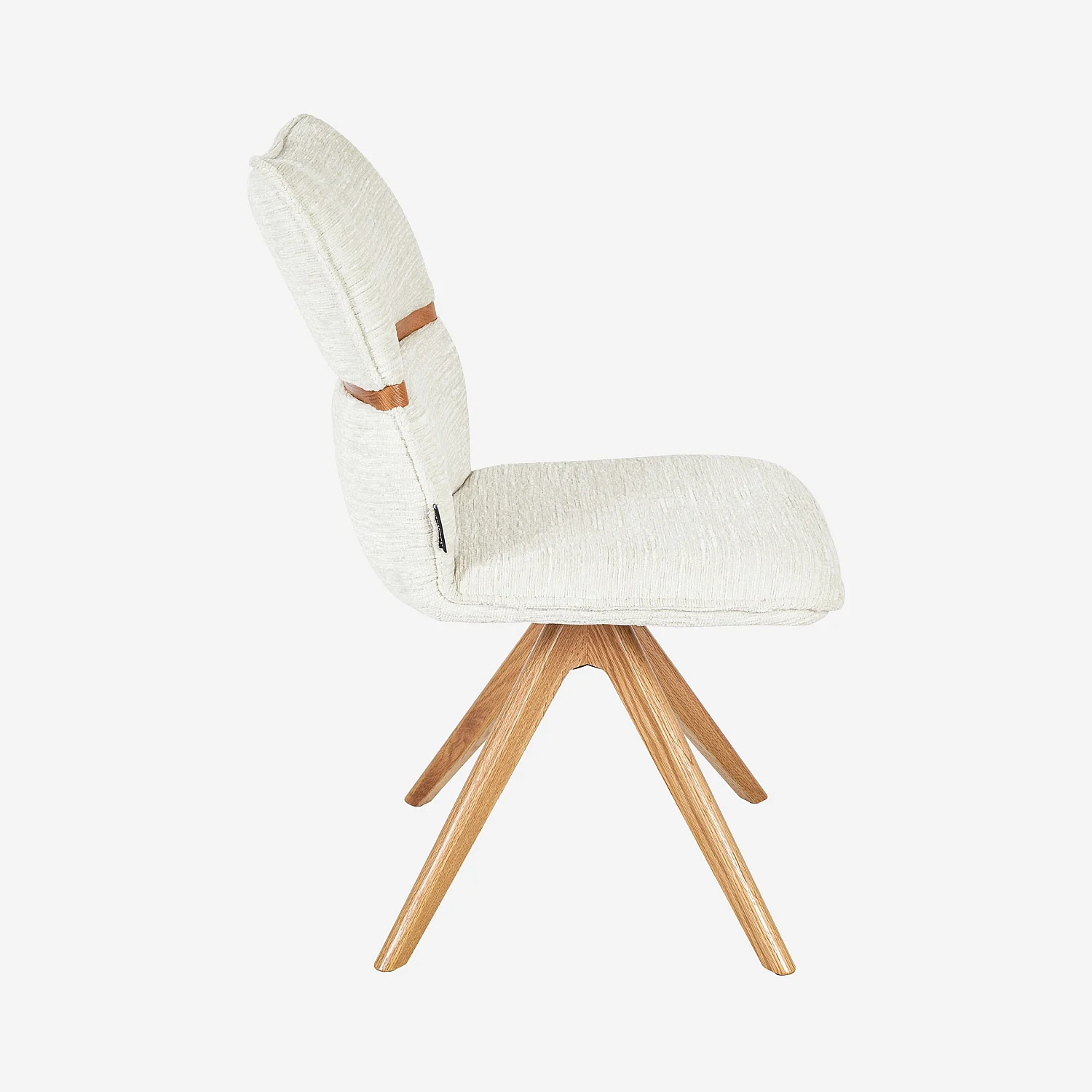 TIMISO Esszimmerstuhl mit Holzbeinen, beige - 6