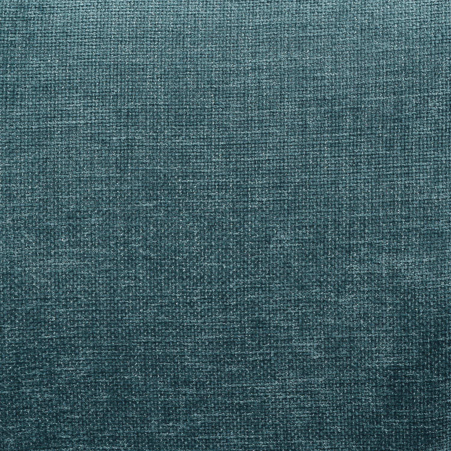 Set aus 2 drehbaren Stühlen aus Chenille-Stoff und schwarzem Metall - Entenblau - 6