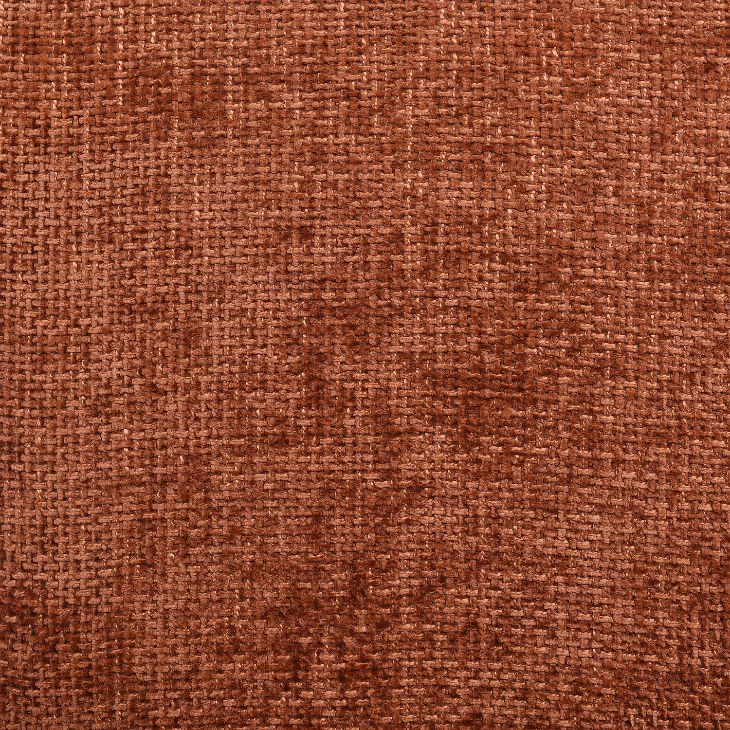 Set di 2 sedie in tessuto chenille e legno massiccio color noce - Terracotta - 7