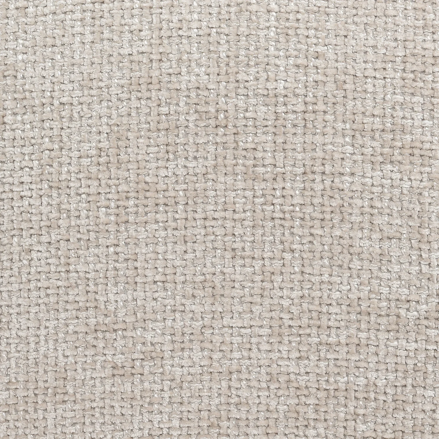 Set di 2 sedie in tessuto chenille e legno massiccio colore rovere - Crema - 7