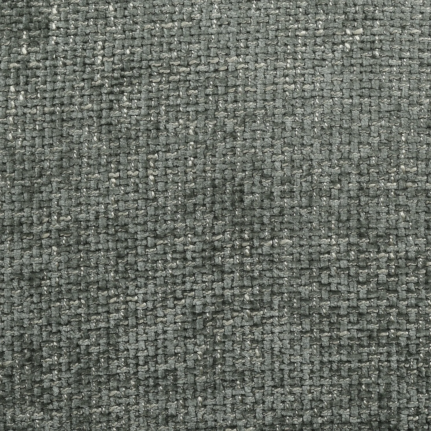 Lot de 2 chaises en tissu chenille et bois massif couleur chêne - Vert sapin - 5