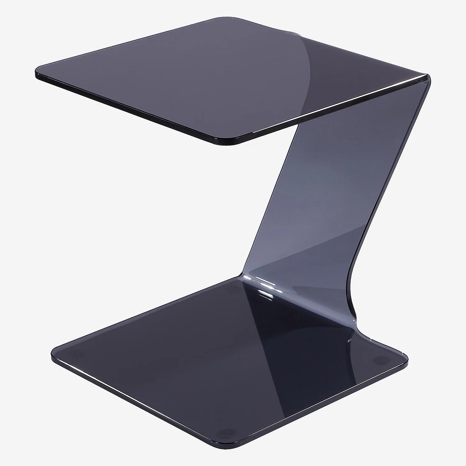 Tavolino in vetro temperato - Grigio fumé - 3