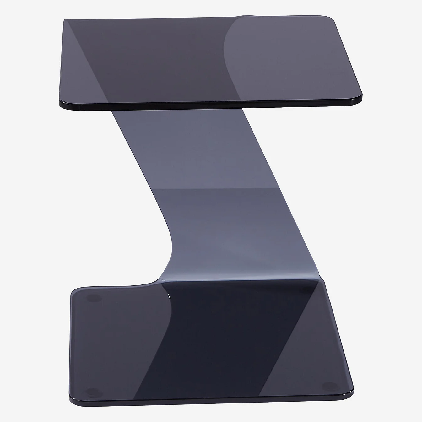 Tavolino in vetro temperato - Grigio fumé - 4