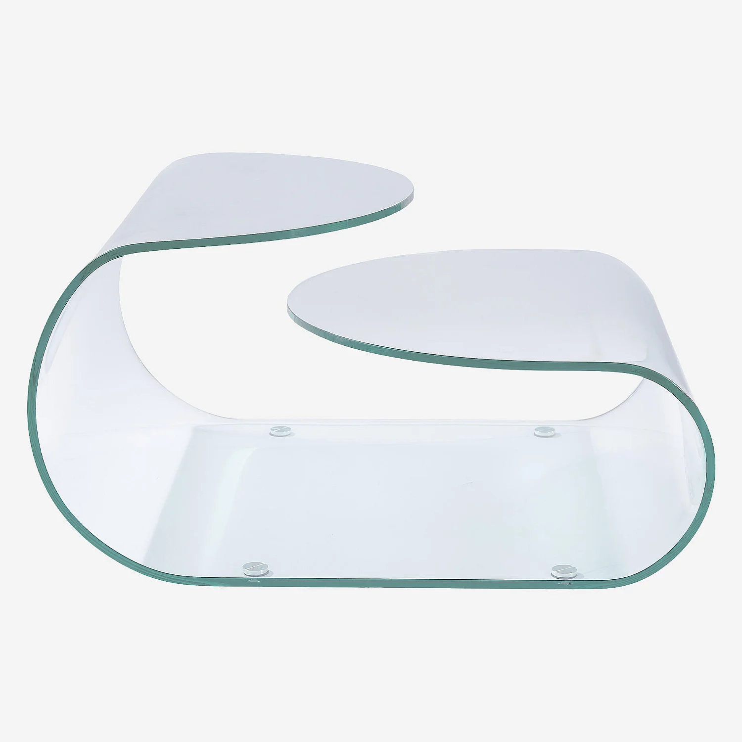 Couchtisch aus gehärtetem Glas - Transparent - 3