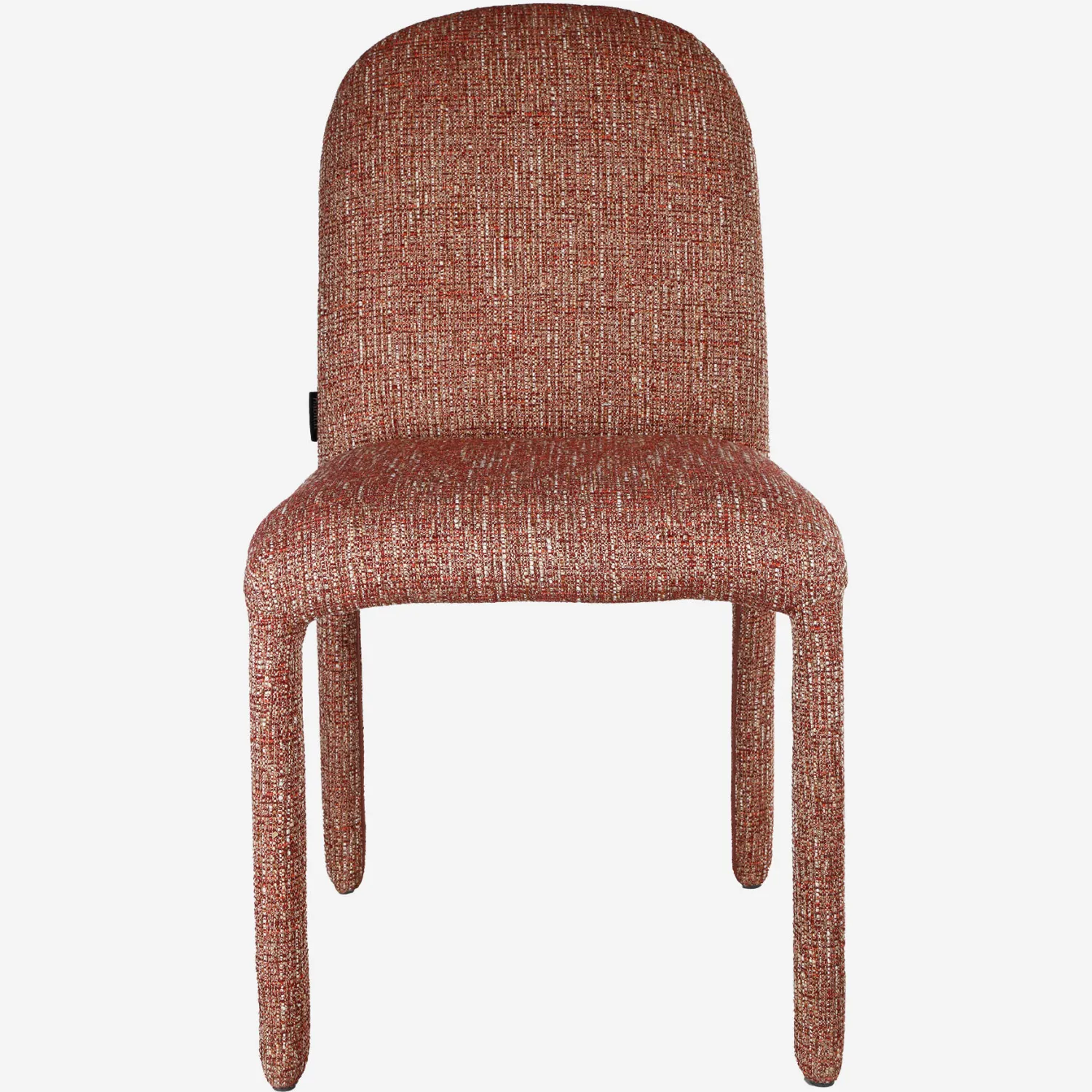 Lot de 2 chaises en tissu texturé - Bordeaux chiné