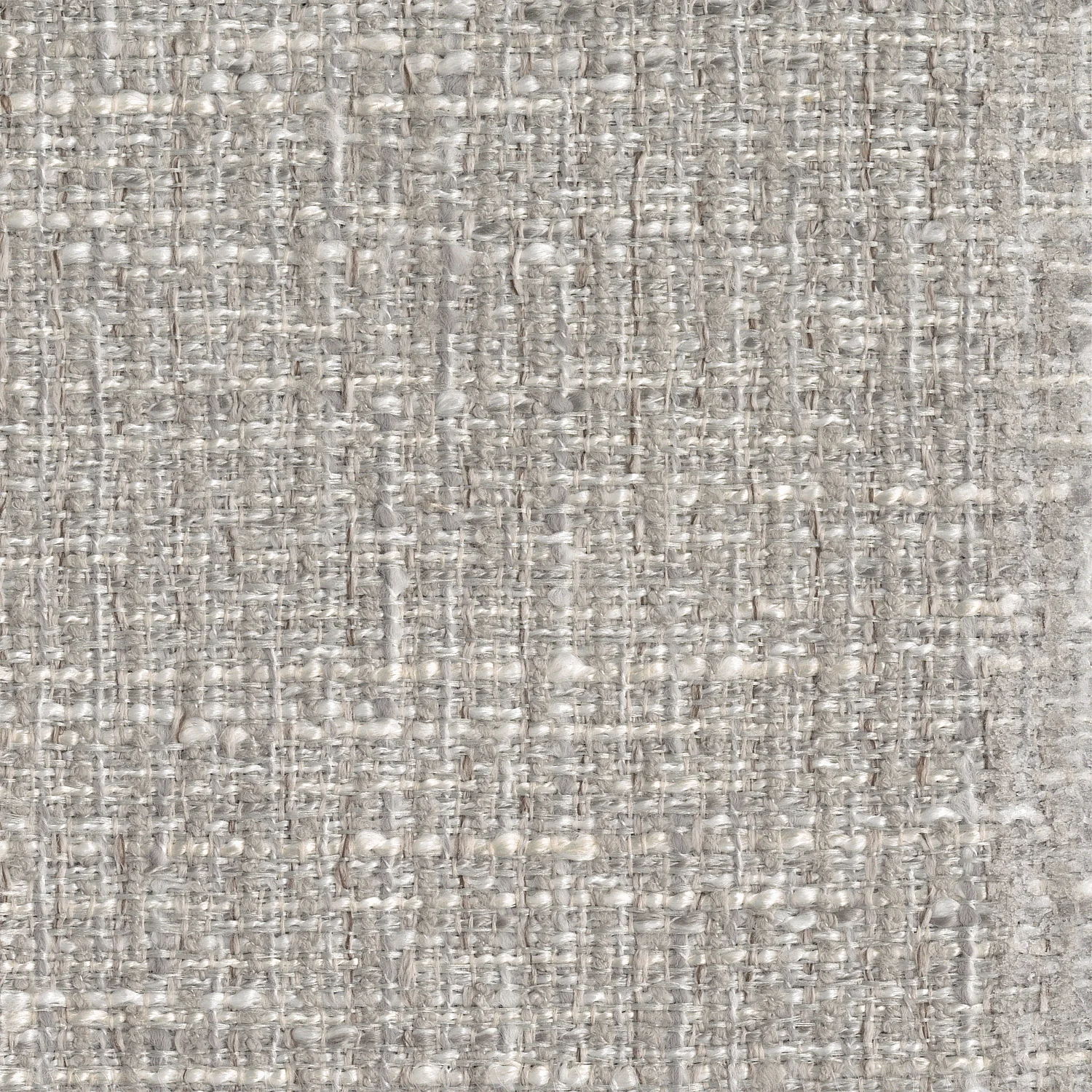 Lot de 2 chaises en tissu texturé - Gris clair - 5