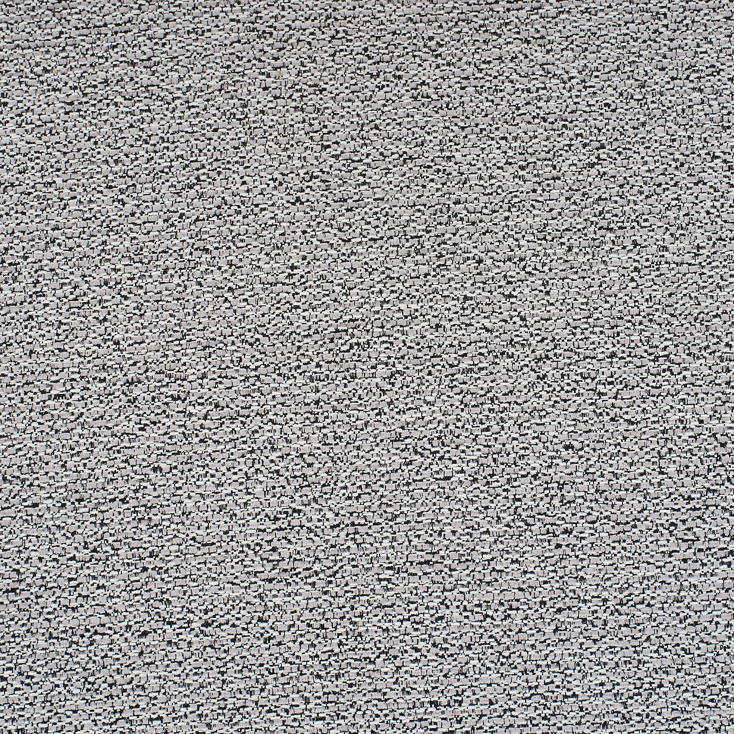 Lot de 2 chaises en tissu texturé et chêne massif noir - Gris mélangé - 6