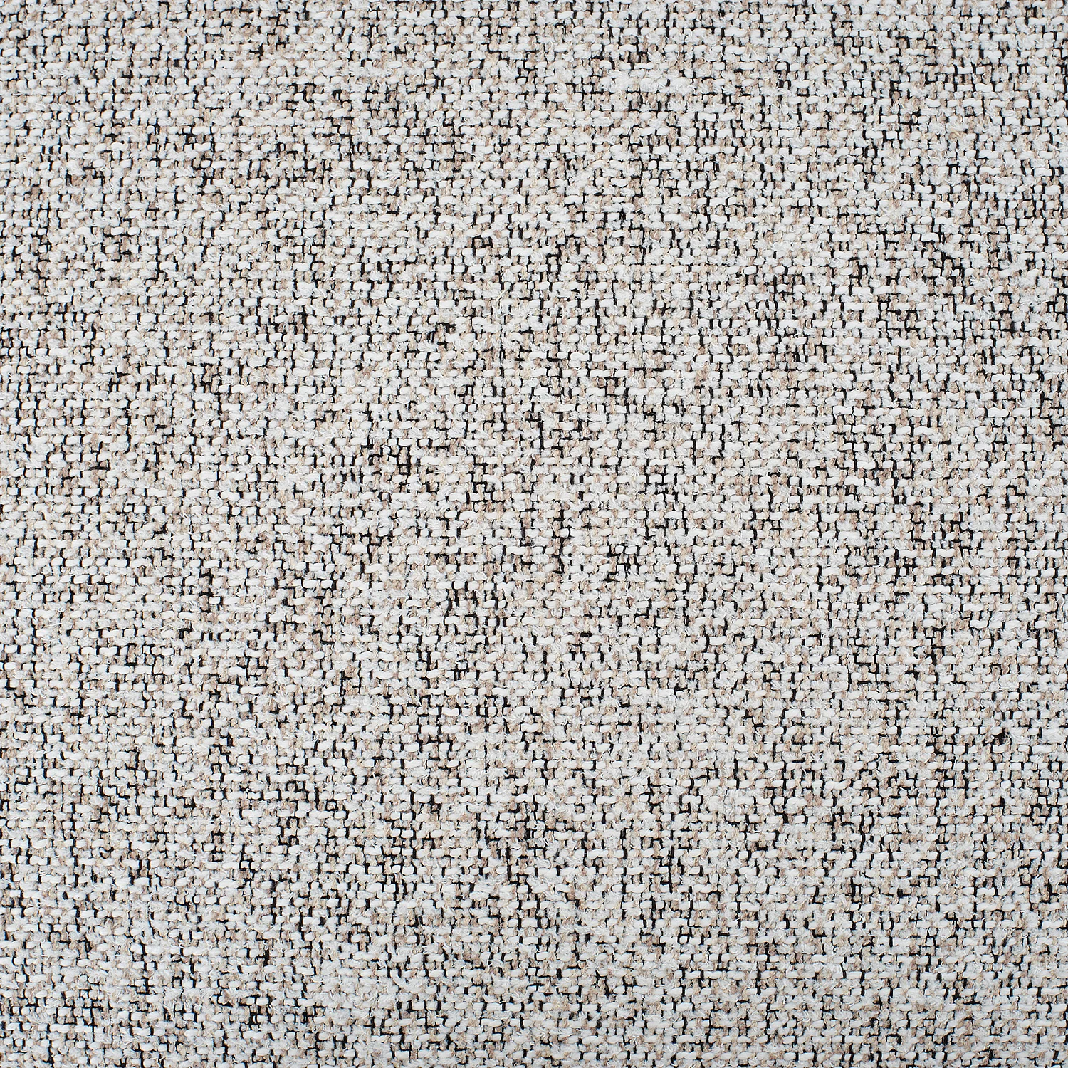 Fauteuil en tissu texturé et chêne massif - Beige chiné - 4