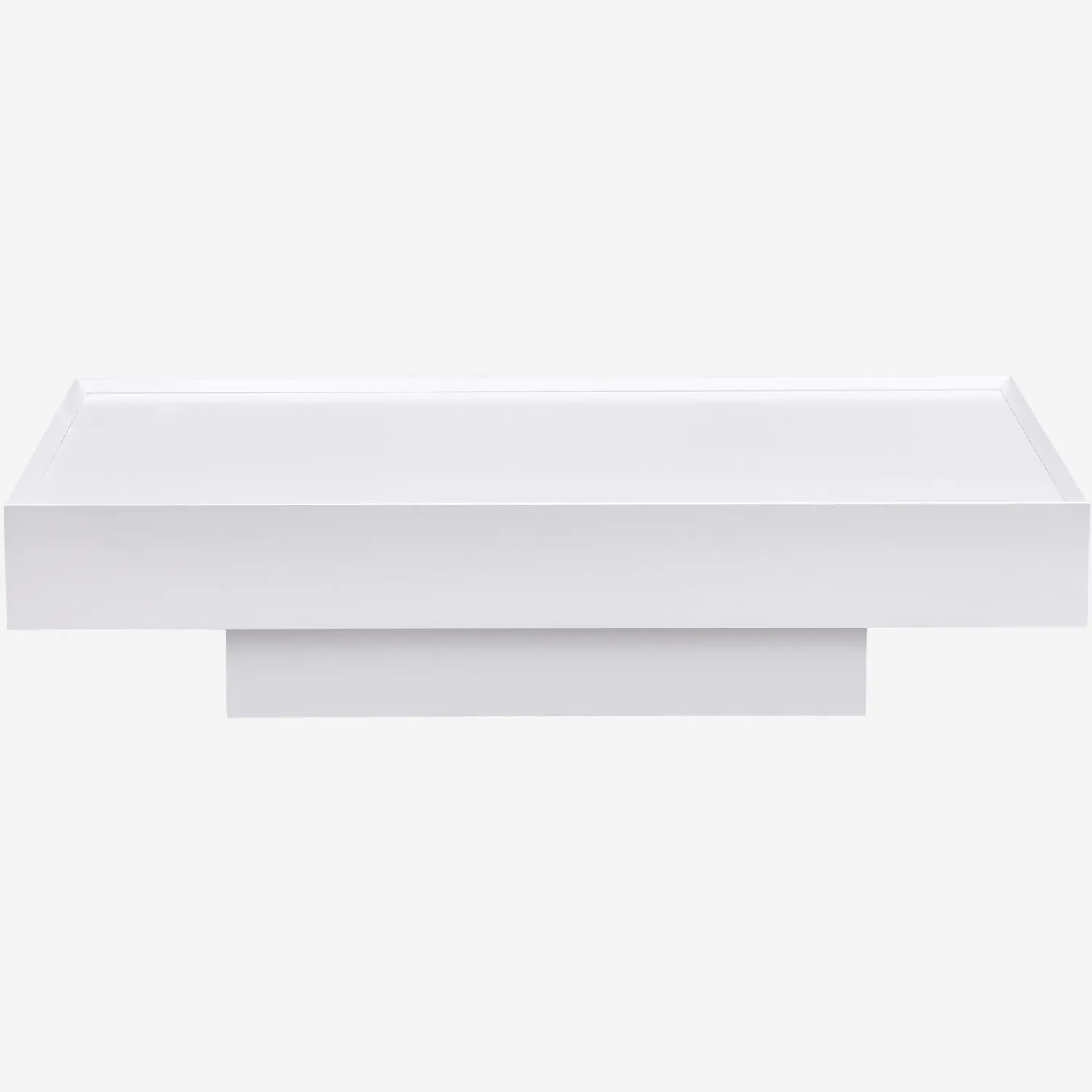 Table basse avec tiroir coulissant - Blanc polaire