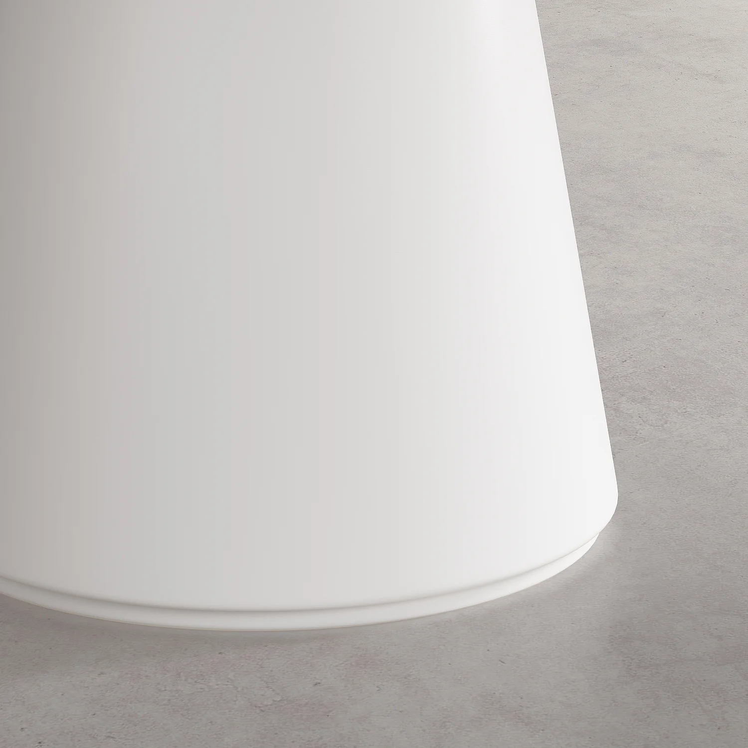 Matte ronde tafel - Wit - 4