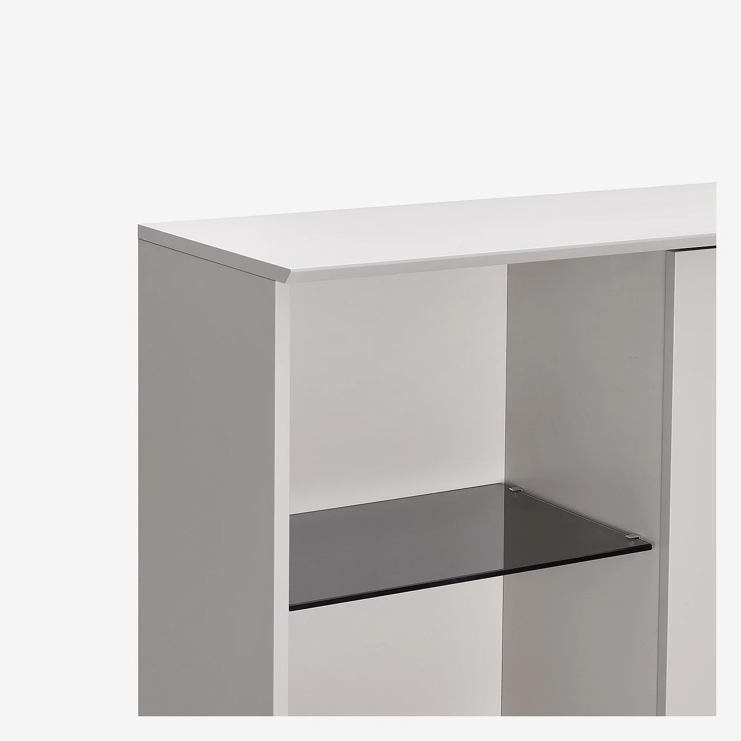 Buffet met 3 deuren en metalen poten - Crème - 6