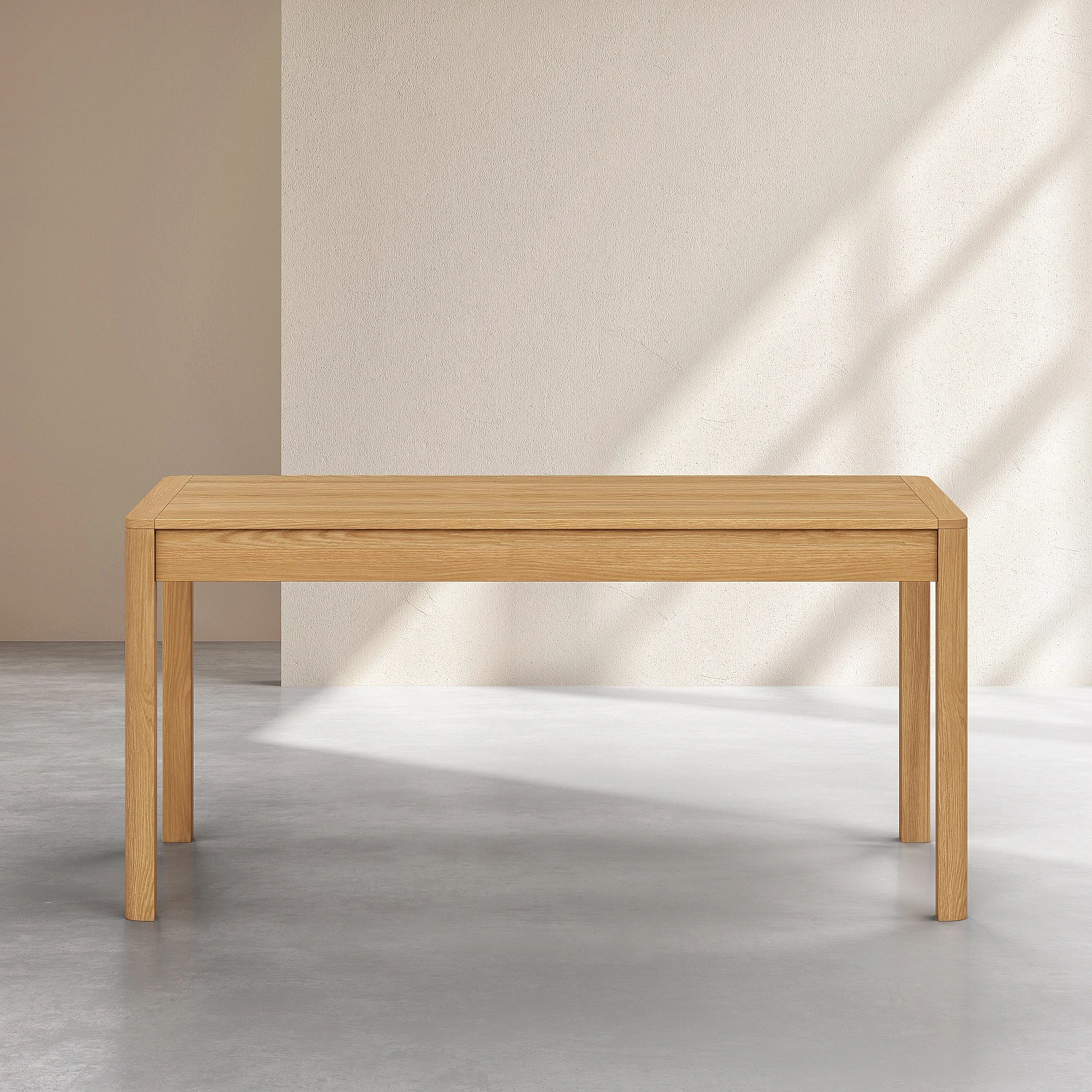 Table rectangulaire extensible en chêne - Naturel - Design by Hélèna Pille - 2