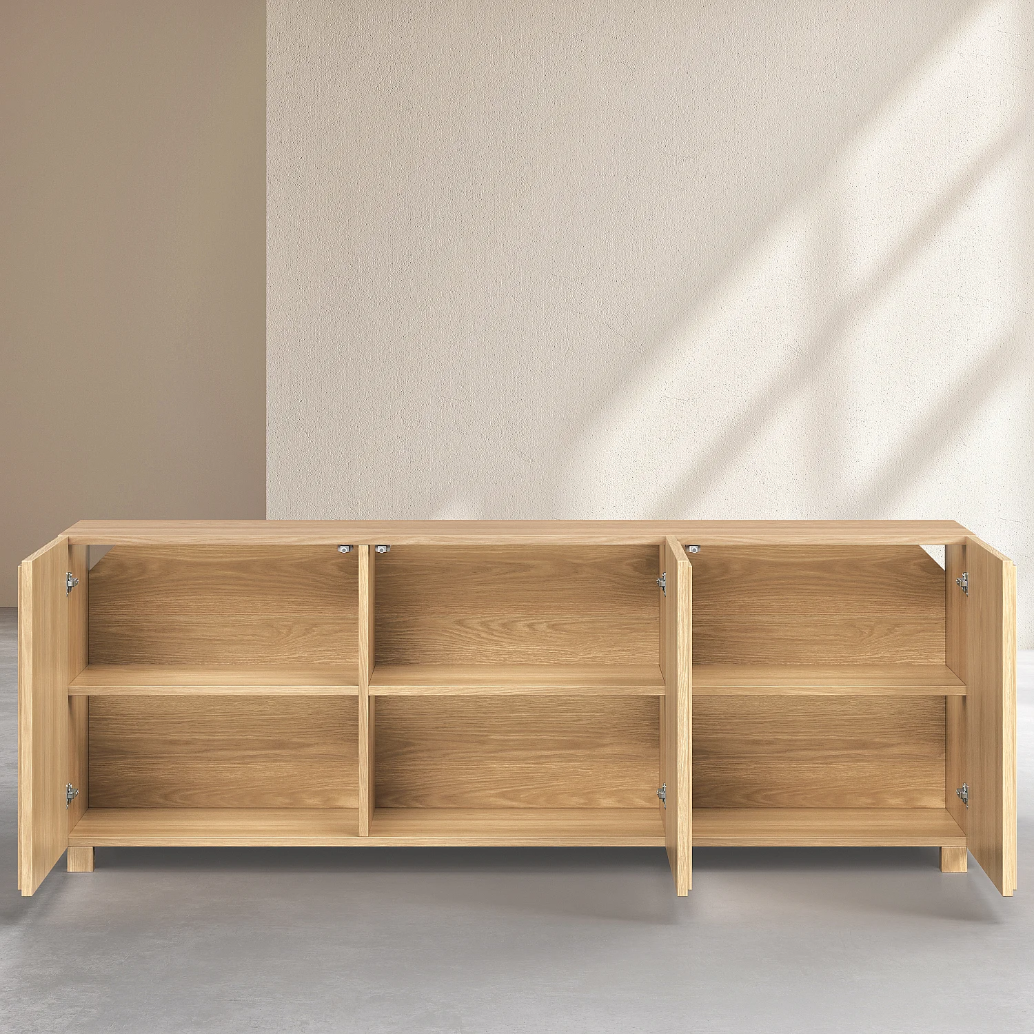 Sideboard mit 3 Türen aus Eiche - Natur - Design von Helena Pille - 10