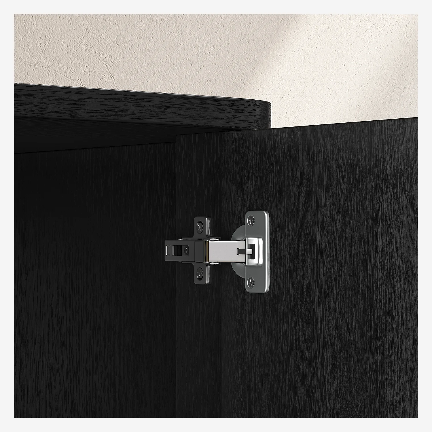 Niedriges Sideboard mit 3 Türen aus Esche - Schwarz - Design by Hélèna Pille - 9