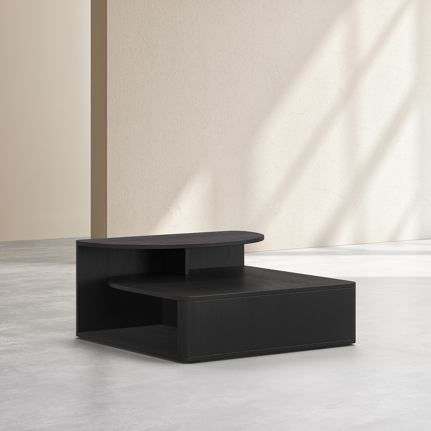 Table basse en frêne - Noir - Design by Hélèna Pille - 6