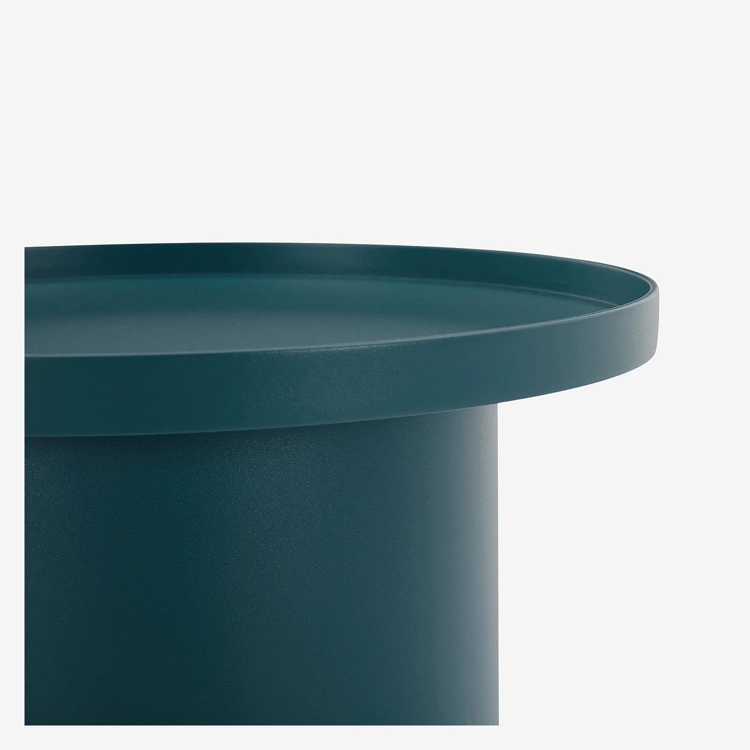 Table d'appoint en aluminium - Bleu pétrole - 6