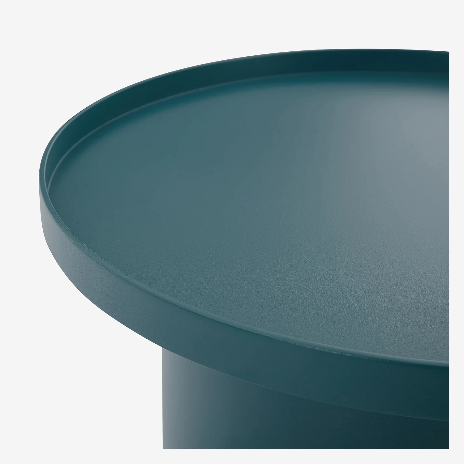 Table d'appoint en aluminium - Bleu pétrole - 4