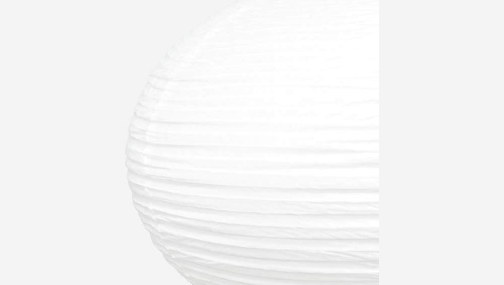 Abat-jour de suspension ovale en papier blanc, diamètre 48cm