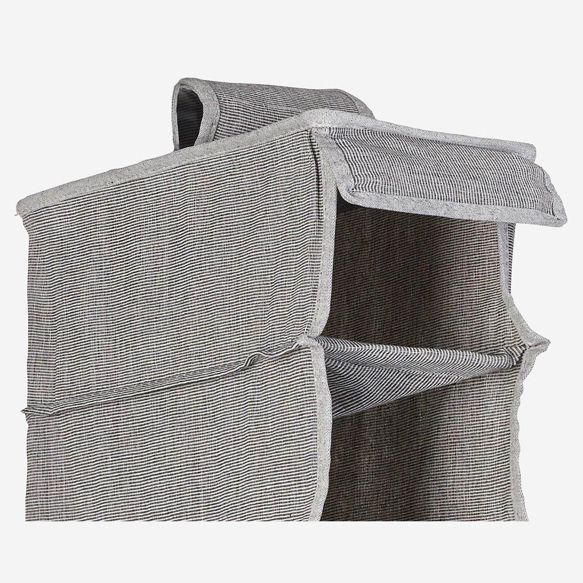 Barnabé - Hängeaufbewahrung 10 Fächer Stoff - Grau - Habitat