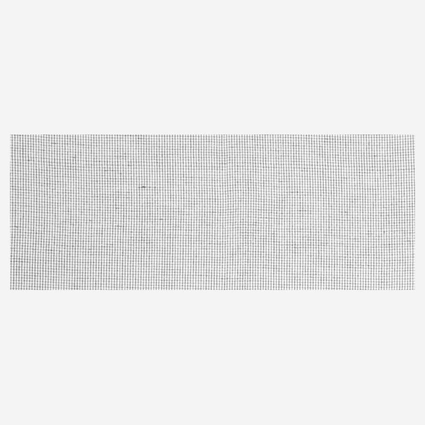 2er Set Geschirrtücher, 70x50cm, aus Baumwolle und Leinen, weiß, schwarz