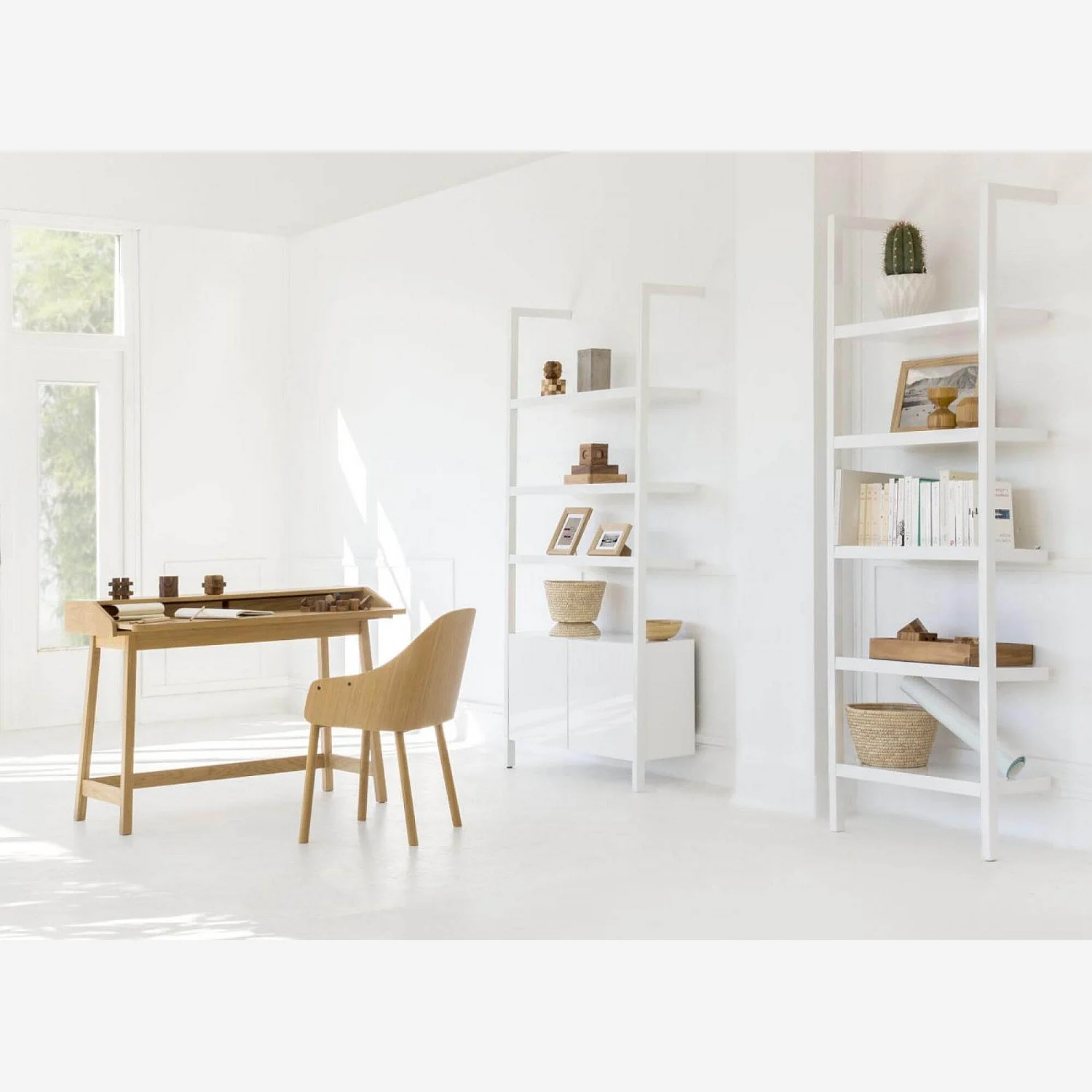 Caisson pour rangement modulaire – 60 cm - Blanc - Design by Terence Woodgate - 3