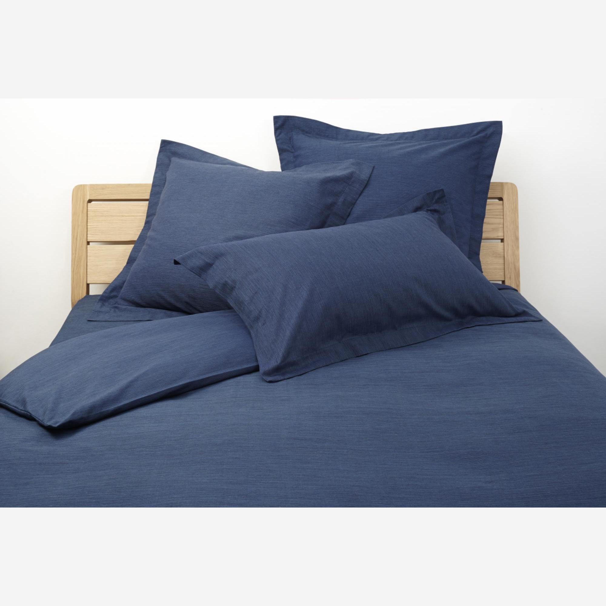 Cotton duvet cover - 240 x 220 cm - Midnight blue