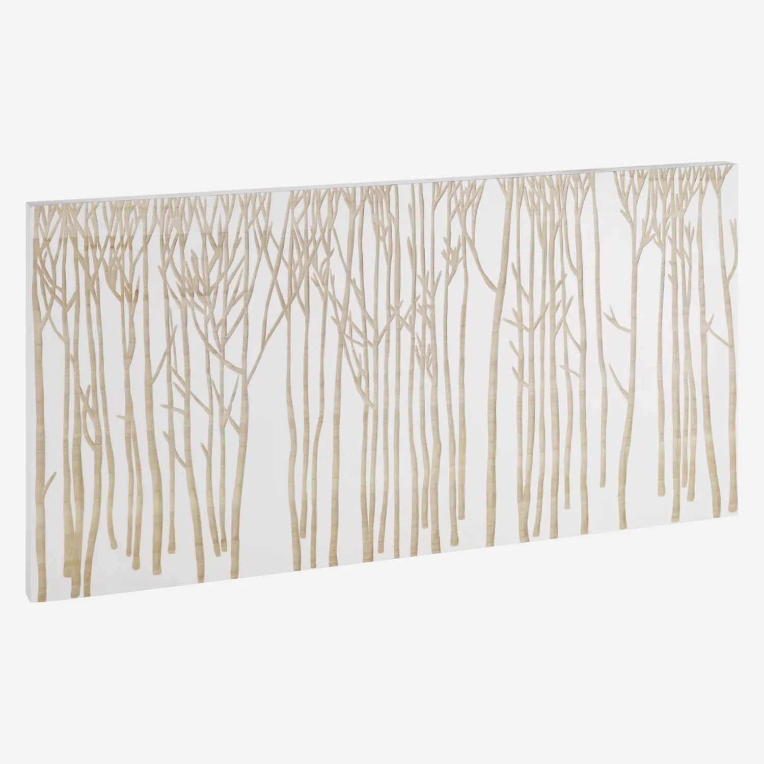 Tableau mural 100x50 cm en bois sculpté à la main - 1