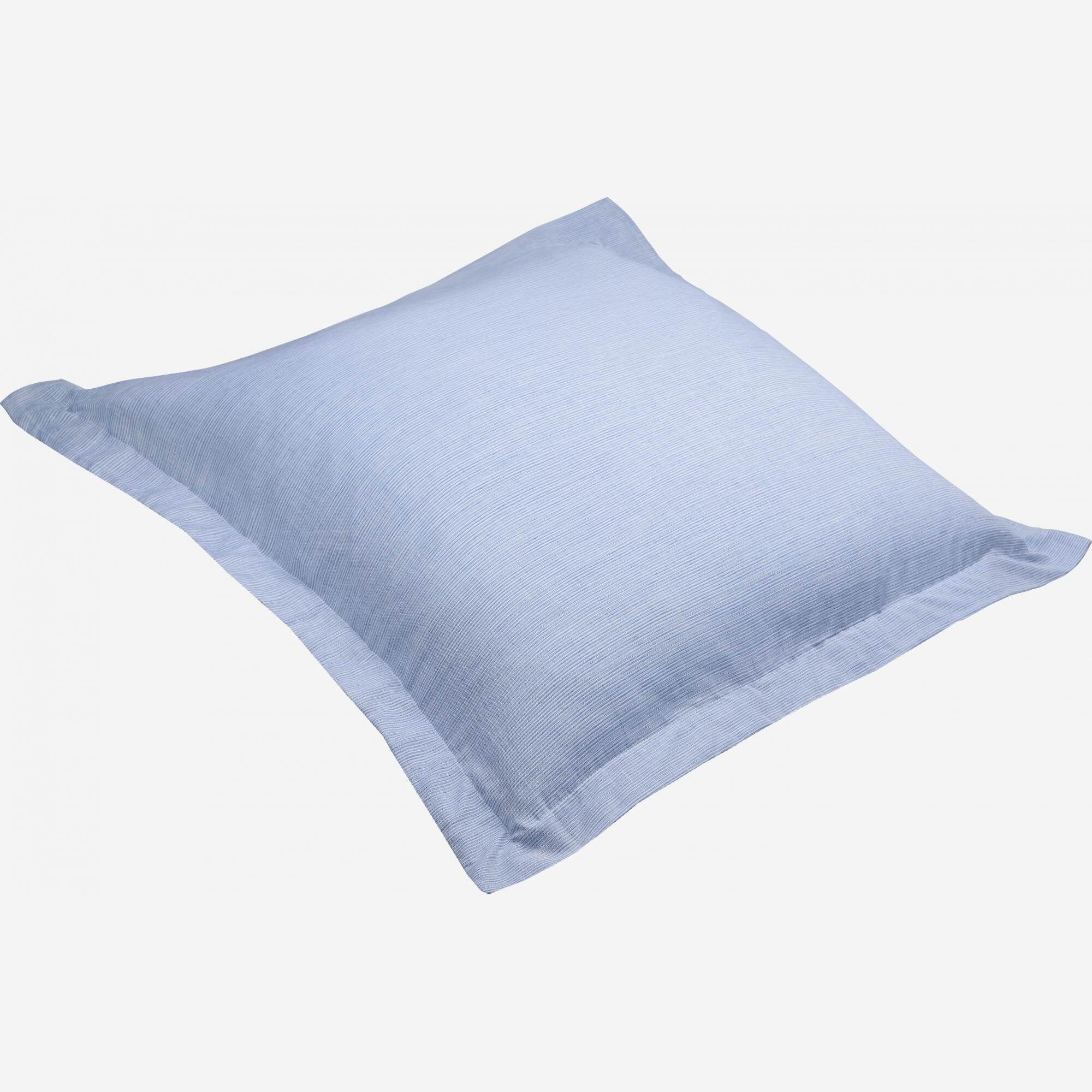 Funda de almohada 80x80cm azul cielo