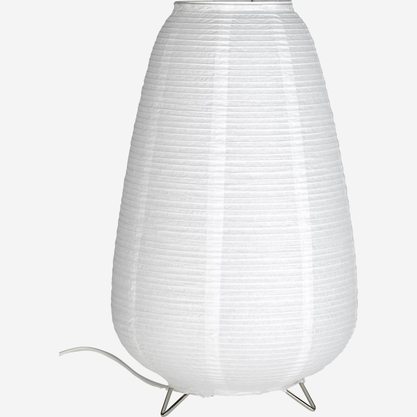 White paper 37cm table lamp