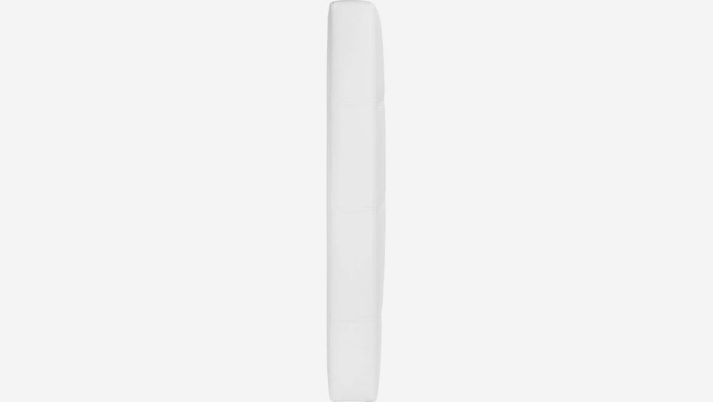 Kopfteil für 180 cm breites Bettgestell aus Kunstleder, weiß