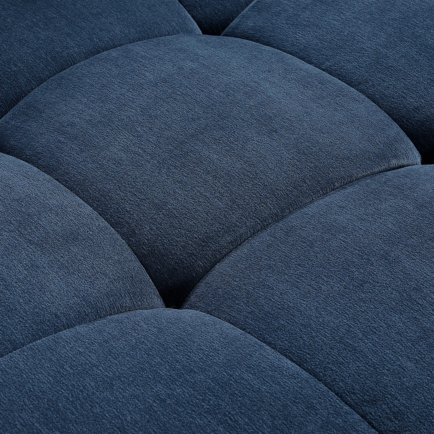 Divano 4 posti in tessuto - Blu Oceano - 4