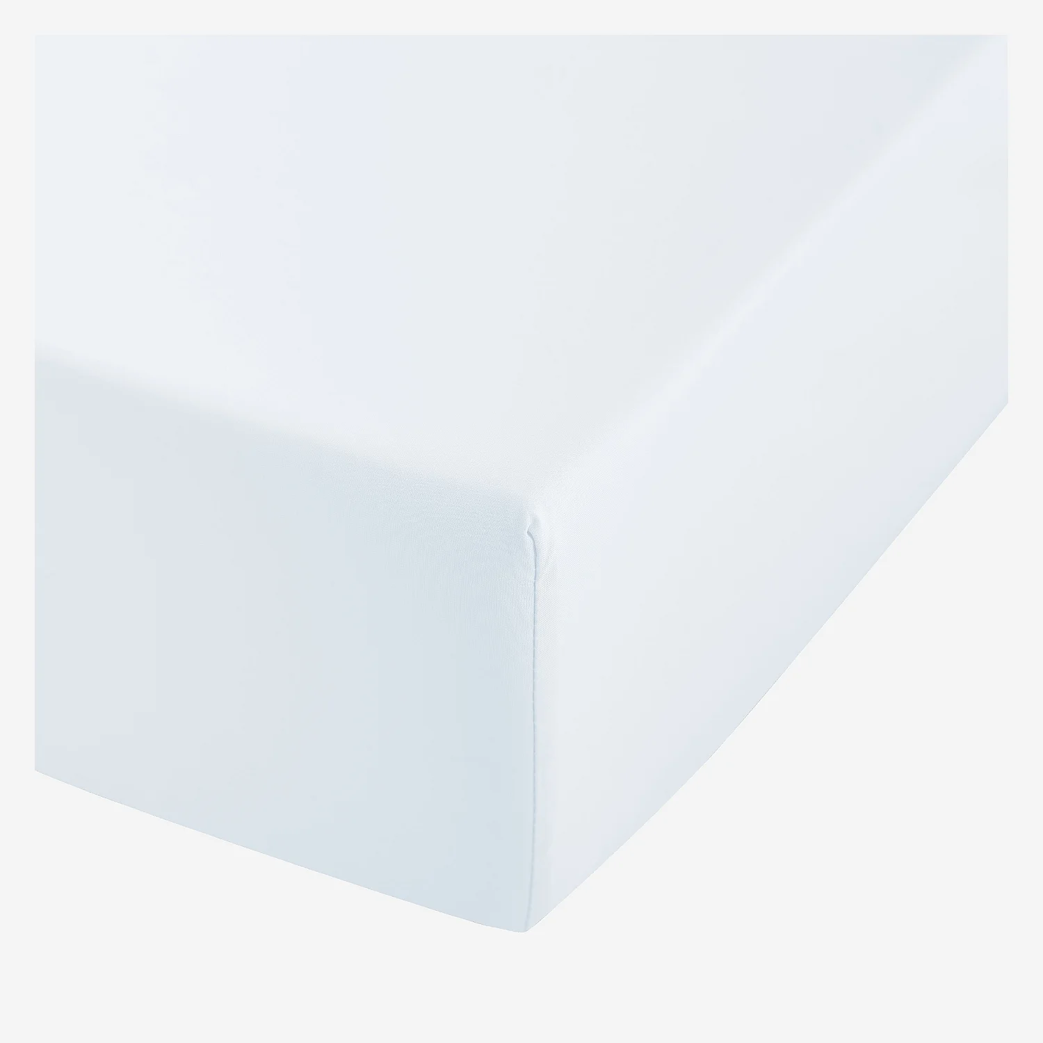 Bettlaken aus Baumwollperkal - 160 x 200 cm - Weiß - 3