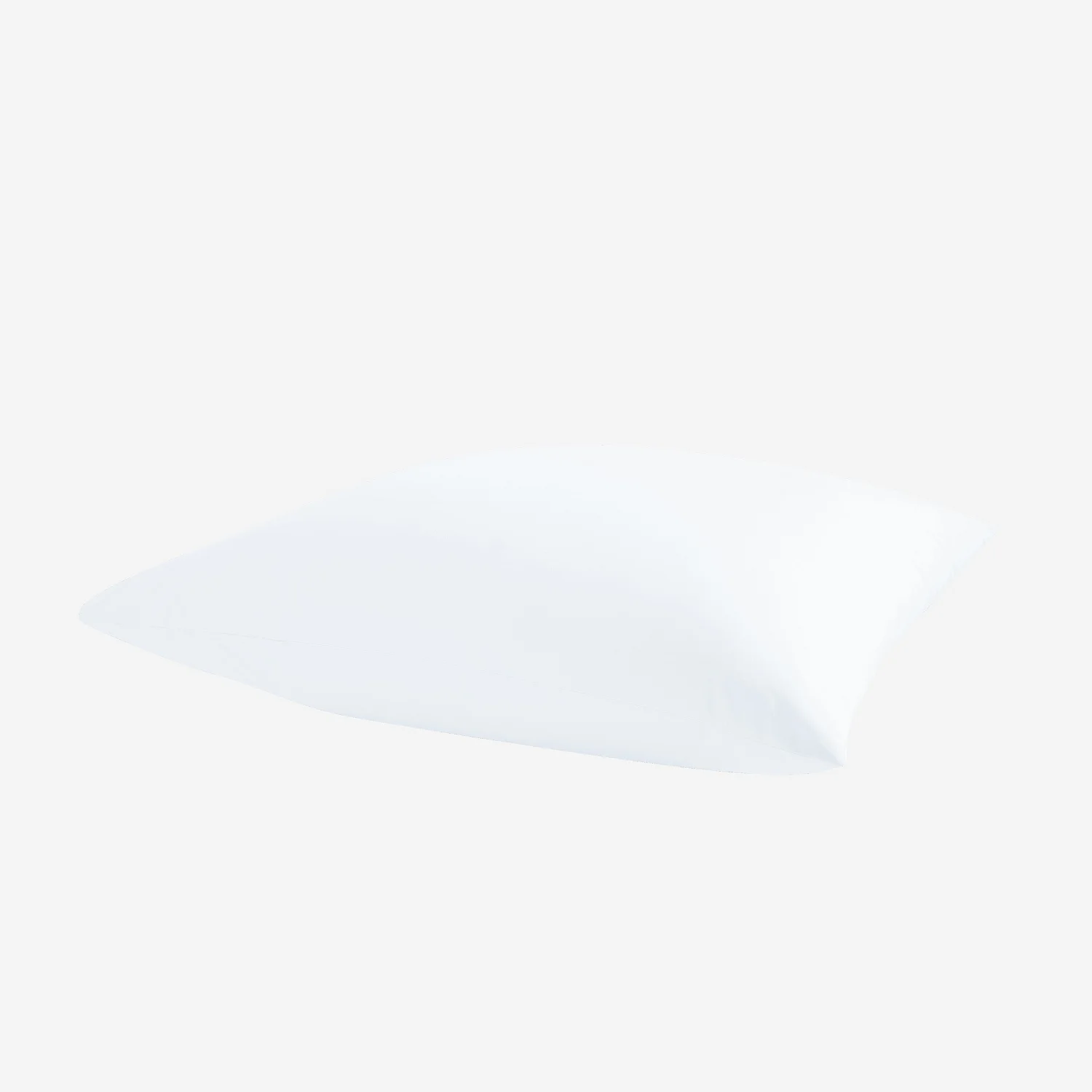 Taie d'oreiller en percale de coton - 65 x 65 cm - Blanc - 2