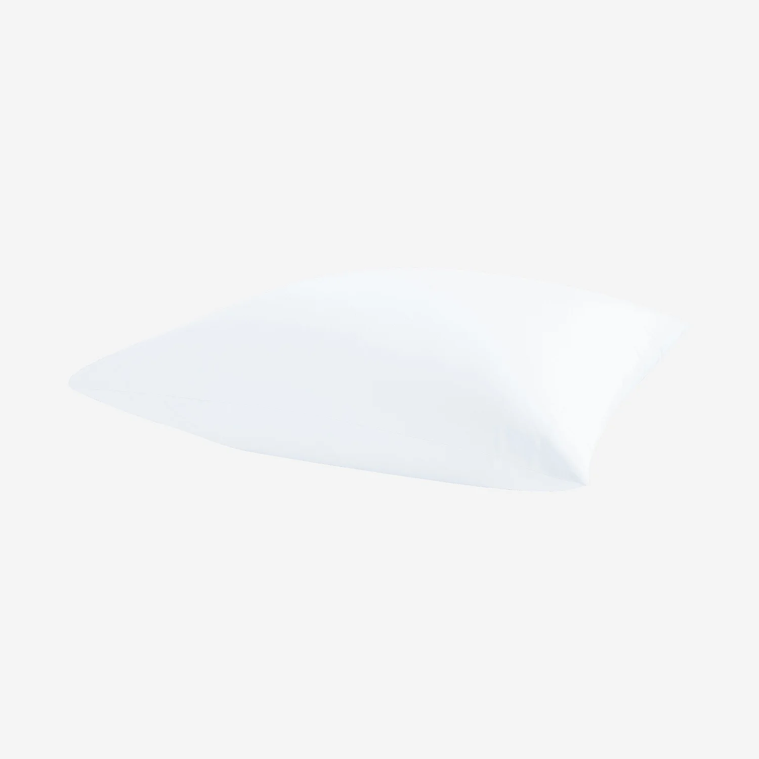 Taie d'oreiller en percale de coton - 65 x 65 cm - Blanc - 2