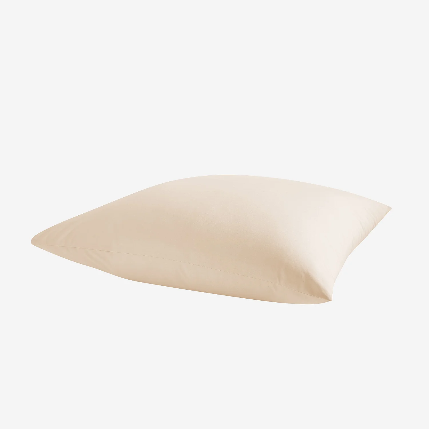 Taie d'oreiller en percale de coton - 65 x 65 cm - Ivoire - 6