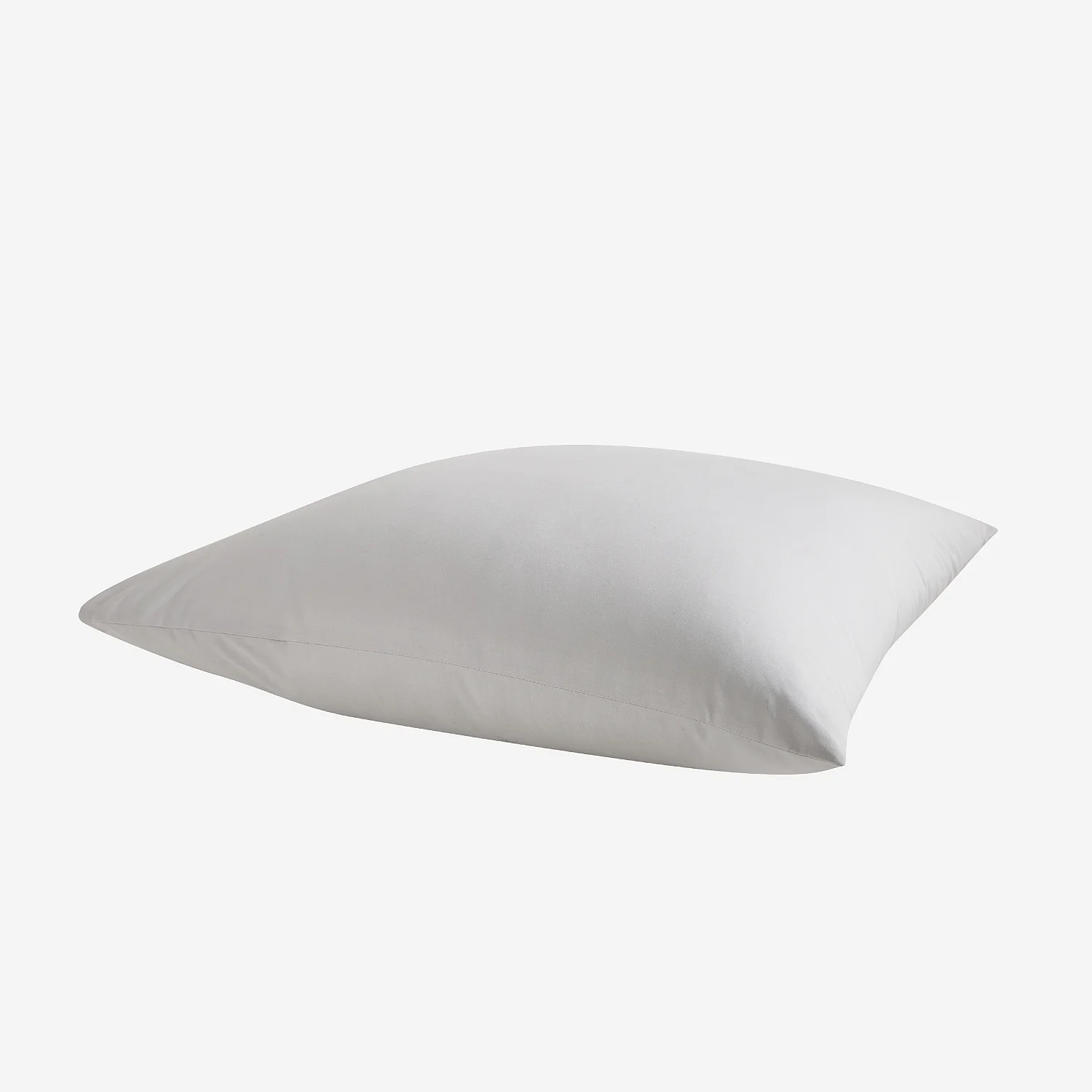 Taie d'oreiller en percale de coton - 65 x 65 cm - Gris perle - 6