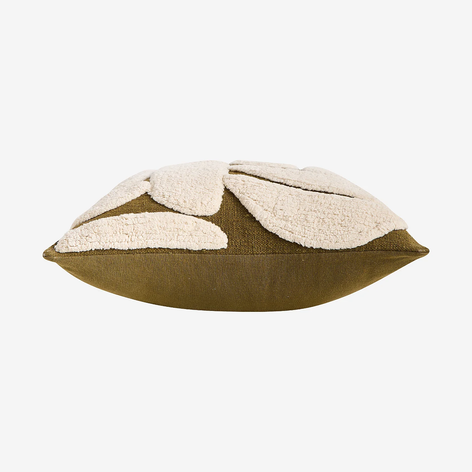 Coussin tufté en coton - 45 x 45 cm - Bronze - 8