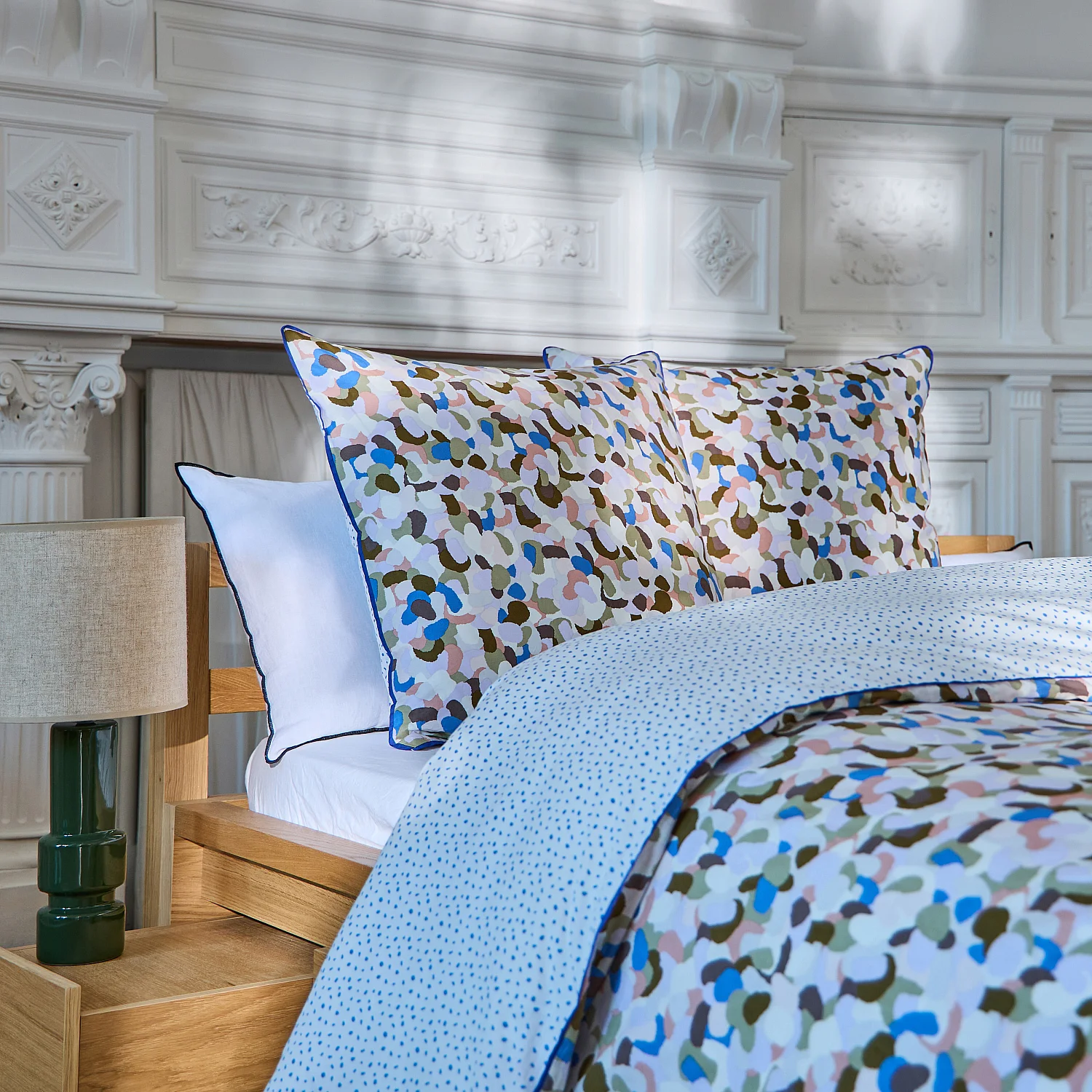 Set lenzuola in cotone biologico percale - 240 x 220 cm - Motivi multicolori - Design di Floriane Jacques - 8